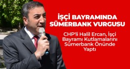 CHP Milletvekili Adayı Halil Ercan, Sümerbank Önünde Basın Açıklaması Yaptı