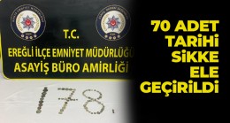 Durdurulan Şahsın Üzerinden 70 Adet Tarihi Eser Çıktı