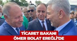 Ticaret Bakanı Ömer Bolat, Ereğli Belediyesini Ziyaret Etti