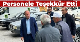 Başkan Oprukçu, Fen İşleri Şantiyesini Ziyaretinde Personele Teşekkür Etti