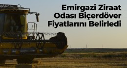 Emirgazi Ziraat Odası Biçerdöver Tavsiye Fiyatlarını Açıkladı