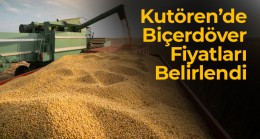 Kutören Mahallesi Biçerdöver Fiyatlarını Belirledi