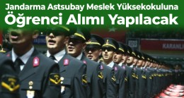 Jandarma Astsubay Meslek Yüksekokulu Öğrenci Alımı Yapacak