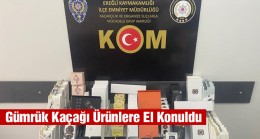 Ereğli KOM Ekiplerinden Kaçakçılıkla Mücadele Çalışmaları