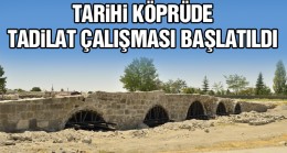 Tarihi Hortu Köprüsünde Tadilat Çalışması Başlatıldı