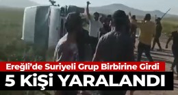 Suriyeli Grubun Taşlı Sopalı Kavgası Kameralara Yansıdı