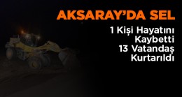 Aksaray’da Kuvvetli Yağış Sele ve Heyelana Neden Oldu