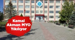 Ereğli Kemal Akman MYO Yıkılıyor