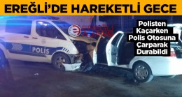 Dur İkazına Uymadı, Polis Otosuna Çarparak Durabildi. Kazada 2’si Polis  8 Kişi Yaralandı