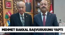 Halkapınar Belediye Başkanı Mehmet Bakkal, Aday Adaylığı Başvurusunu Yaptı