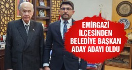 Mesut Bayrakçı, Emirgazi İlçesinden MHP Belediye Başkan Aday Adaylığı Başvurusunu Yaptı