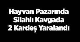 İki Kardeş Hayvan Pazarında Husumetlisi Tarafından Tabanca İle Vuruldu