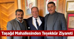 Taşağıl Mahallesinden Başkan Oprukçu’ya Sıcak Asfalt Teşekkürü