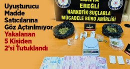 Ereğli’de Uyuşturucu Madde Uygulamasında 5 Kişi Yakalandı, 2’si Tutuklandı