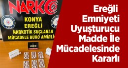 Ereğli’de Uyuşturucu Maddeye Yönelik Uygulamalar Aralıksız Sürüyor