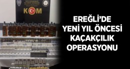 Ereğli’de Yapılan Operasyonda Çok Sayıda Kaçak Alkol ve Tütün Ürünleri Ele Geçirildi