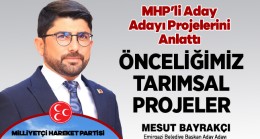 MHP’li Aday Adayı Projelerini Tanıtıyor: Hedeflerinden İlki Tarımsal Faaliyetleri Desteklemek