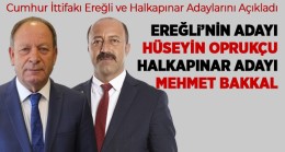 Cumhur İttifakı Ereğli ve Halkapınar Belediye Başkan Adaylarını Açıkladı