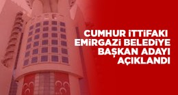 Cumhur İttifakı Emirgazi Belediye Başkan Adayı Açıklandı