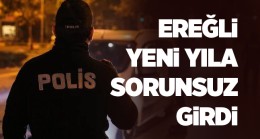 Polis Ekiplerinden Trafik ve Huzur Uygulaması. Ereğli Emniyeti Gece Boyu Denetimlerini Sürdürdü