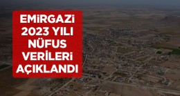 TUİK Verilerine göre Emirgazi İlçesi 2023 Yılı Nüfusu 7 Bin 945 Olarak Açıklandı