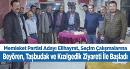 Memleket Partisi Adayı Elihayrat Seçim Gezilerine Kızılgedik Mahallesinden Başladı