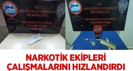 Ereğli Emniyetinin Narkotik Uygulamaları Devam Ediyor