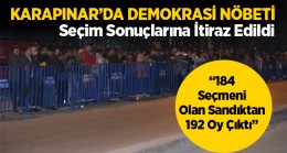 Karapınar İlçesinde Seçim Sonuçlarına İtiraz Edildi