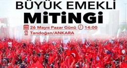 Büyük Emekli Mitingi İçin Ereğli’den Otobüs Kaldırılacak. Katılmak İsteyenler Başvuruları CHP’ye Yapılacak