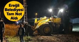 Ereğli Belediyesi Selle Mücadelede Tam Not Aldı
