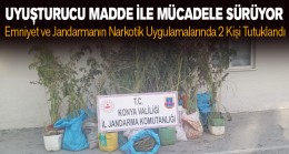 Jandarma ve Emniyetten Uyuşturucu Madde Uygulamaları: 2 Kişi Tutuklandı