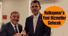 Halkapınar Belediye Başkanı Mehmet Vardar’dan Bakan Murat Kurum’a Ziyaret