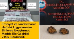 Emniyet ve Jandarmanın Haftalık Uygulamalarında Suçlulara Göz Açtırılmadı
