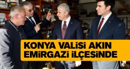 Konya Valisi İbrahim Akın, Emirgazi İlçesini Ziyaret Etti