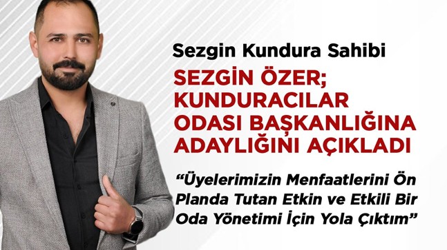 Sezgin Özer Kunduracılar Odası Başkanlığına Adaylığını Açıkladı