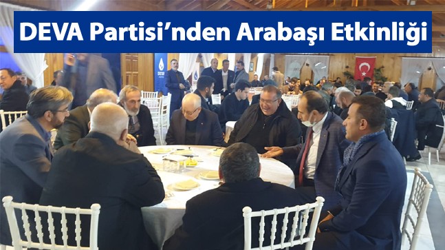 DEVA Partisi’nden Arabaşı Gecesi