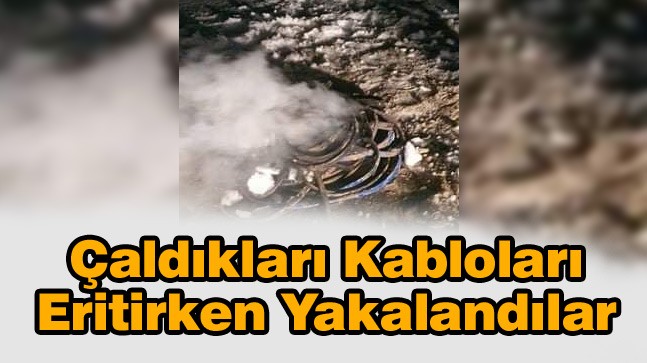 Jandarmadan Kablo Hırsızlarına Suçüstü