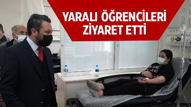 AK Parti Ereğli İlçe Başkanı Zübeyir Dursun Yaralı Öğrencileri Ziyaret Etti