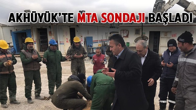 Akhüyük Mahallesinde MTA Sondajı Başladı