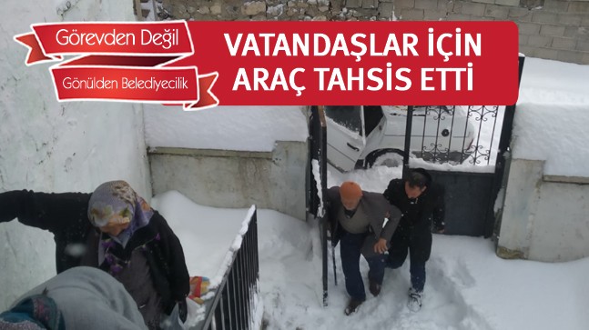 Halkapınar Belediyesi Ulaşım İmkanı Olmayan Vatandaşlar İçin Araç Tahsis Etti