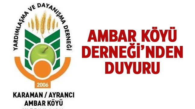 Ambar Köyü Derneği İstanbul’dan Otobüs Kaldıracak