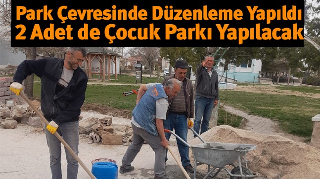 Aziziye Mahallesi Parkında Çevre Düzenlemesi Yapıldı