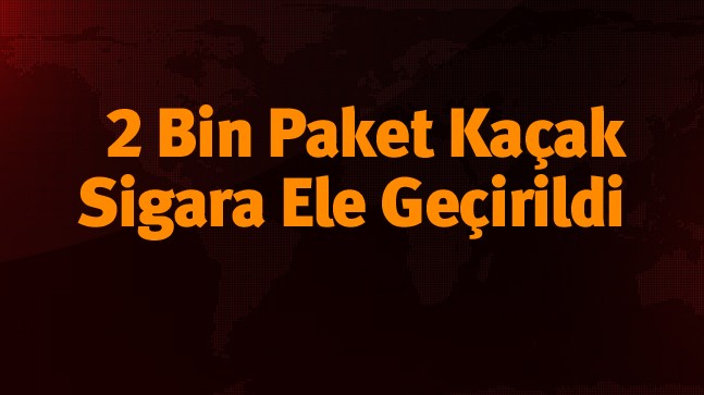 Karapınar’da Kaçak Alkol ve Kaçak Sigara Operasyonu