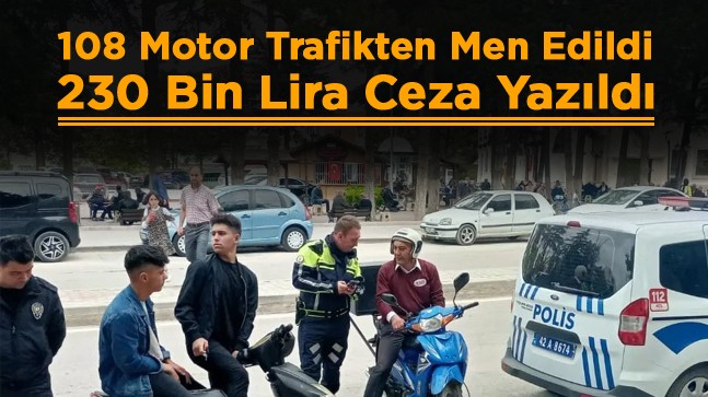 Ereğli İlçe Emniyet Müdürlüğü’nden Motosiklet Denetimleri