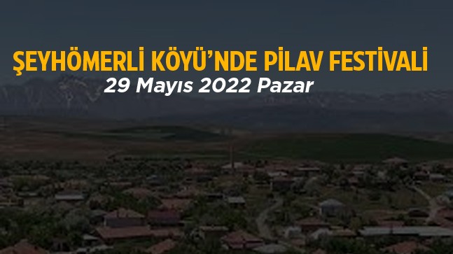 Geleneksel Pilav Festivali Bu Yıl da Düzenlenecek