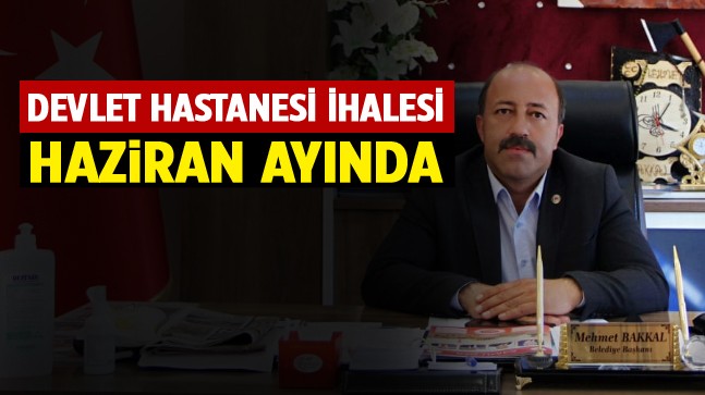 Halkapınar İlçesi Devlet Hastanesi Projesinde İhale Aşamasına Geçildi