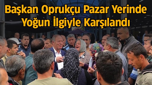 Gülbahçe Pazarı Yeniden Kapalı Alana Alındı. Başkan Oprukçu’ya Yoğun İlgi Gözlendi