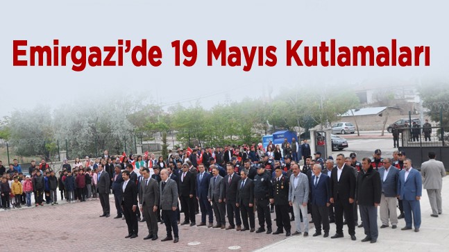 Emirgazi İlçesinde 19 Mayıs Kutlamaları