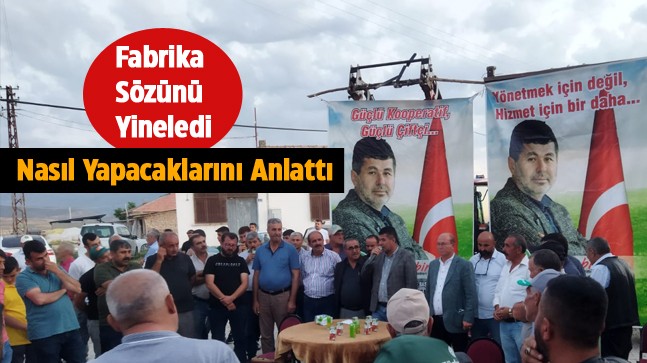 Talha Üzer Fabrika Sözlerini Yineledi. Ereğli, Karaman ve Karapınar’a 3 Fabrika Sözü