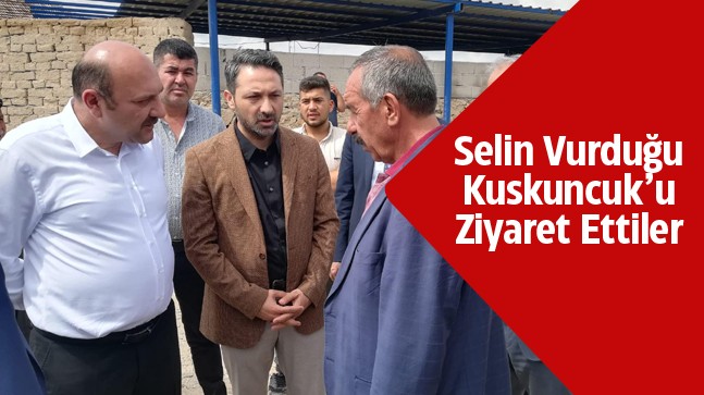 Kuskuncuk Mahallesini Ziyaret Ederek İncelemede Bulundular